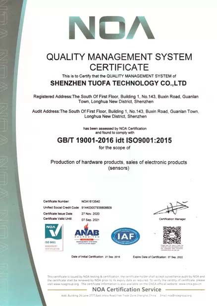 ISO 9001:2015 Quality Management