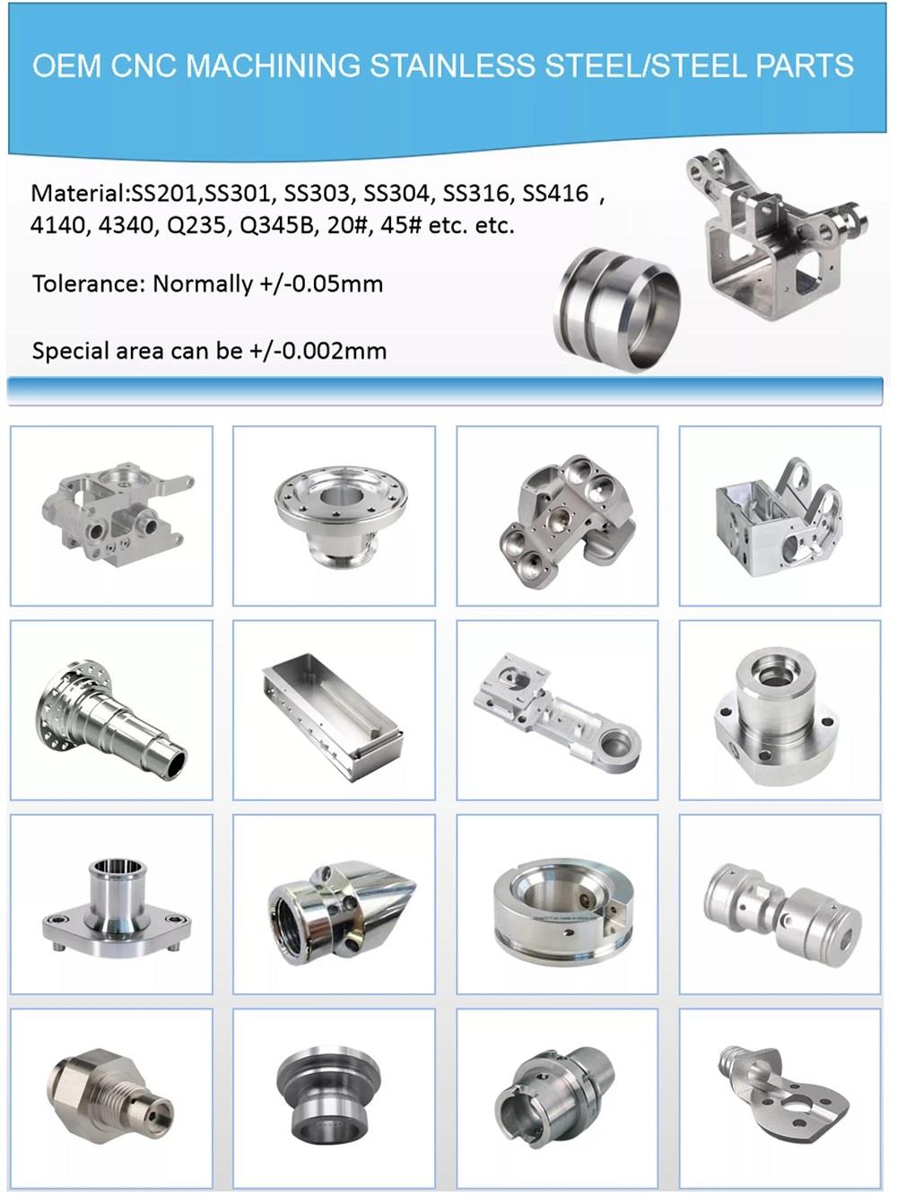 Stainless steel machining parts