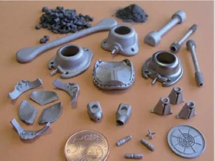 Titanium alloy microparts