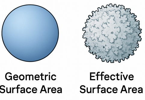 Surface Area: Geometric vs. Effective