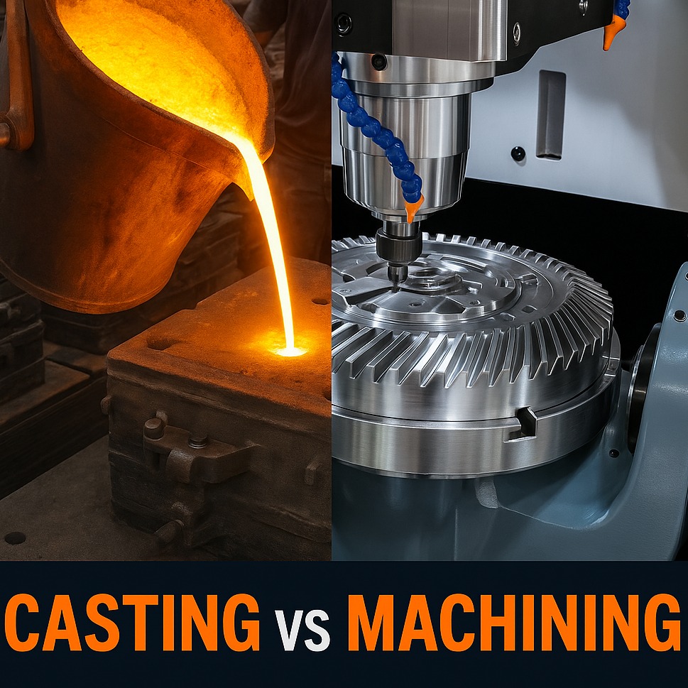 Casting vs Machining: Choosing the Best Manufacturing Process