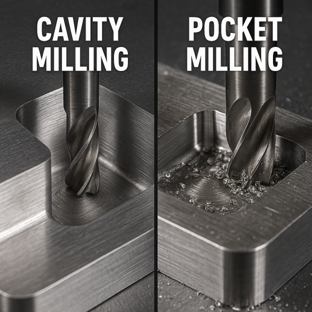 Cavity Milling vs. Pocket Milling