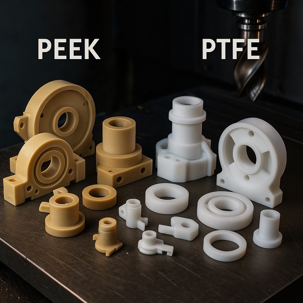 PEEK vs PTFE: Which High-Performance Plastic Fits Your CNC Project?