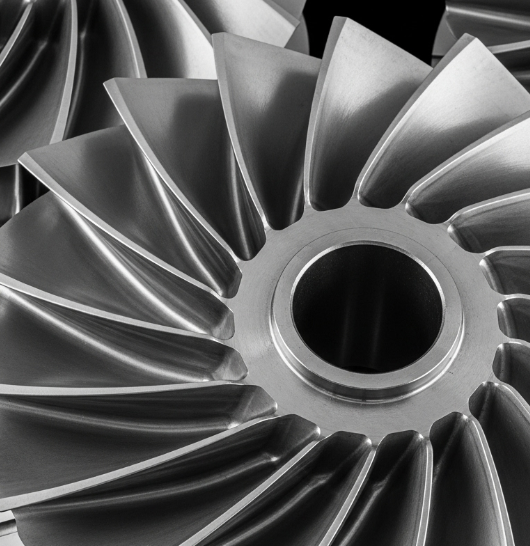 5-Axis Machined Impellers for Micro-Turbines custom tuofa