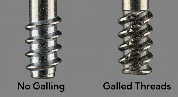 no galling vs galled threads