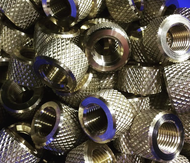custom knurling machined parts TUOFA