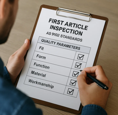 First Article Inspection check list