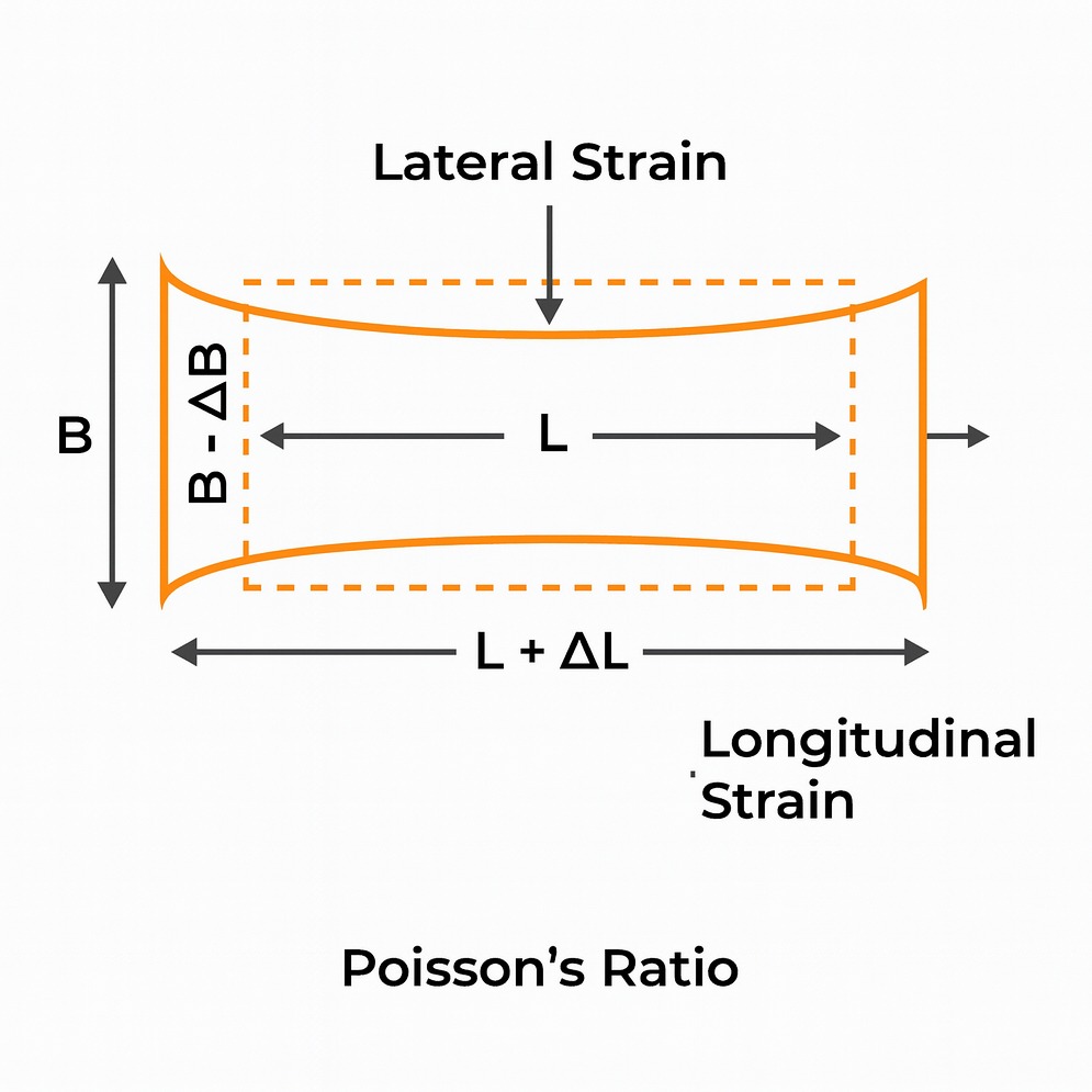 What is Poisson's Ratio? -Definition, Formula, Materials & Design