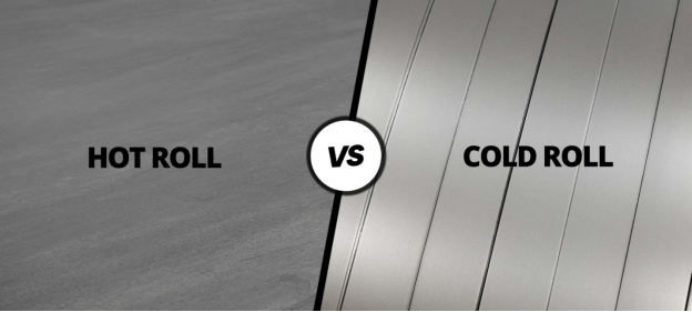 The smoothness between hot rolled and cold rolled steel