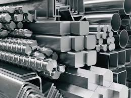 Diagram showing steel with variety of shapes