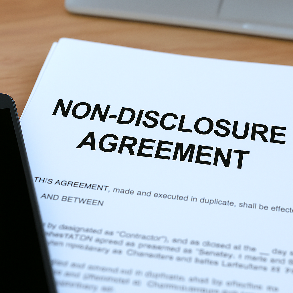 NDA Agreement in Machining