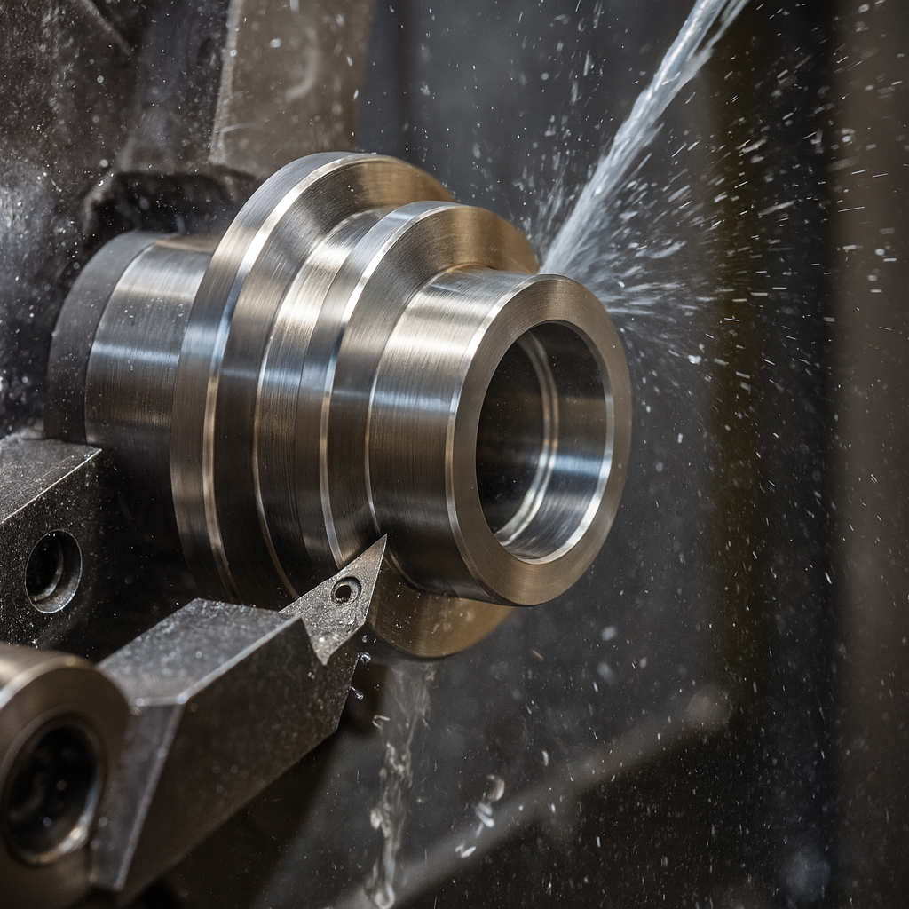 Steel sleeve machining