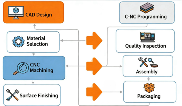 cnc machining for mechanical products