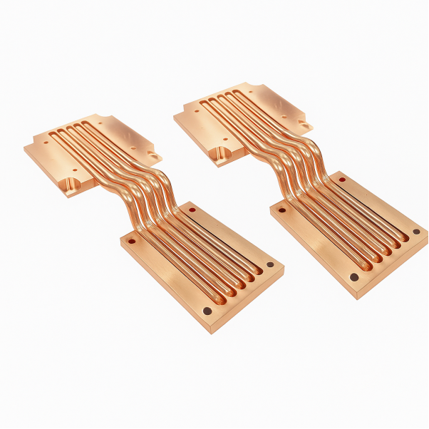 copper tube cold plate / liquid cooling cold plate / copper cold plate assembly