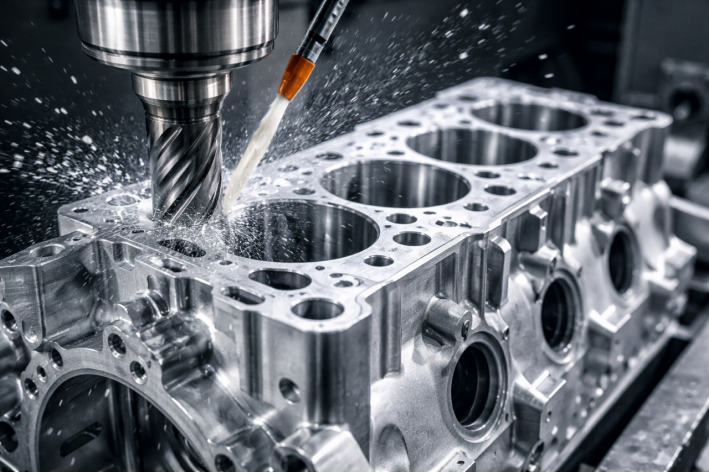 Aluminum Block Machining