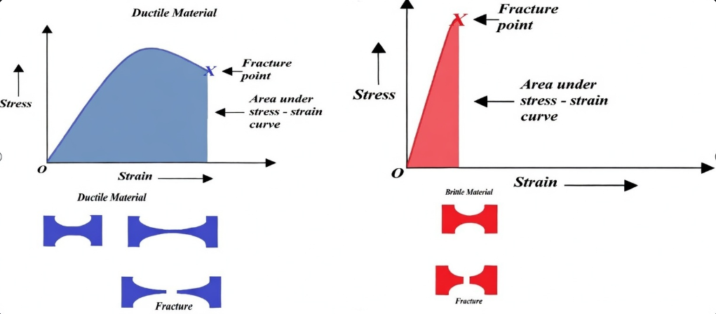high ductility vs low ductility