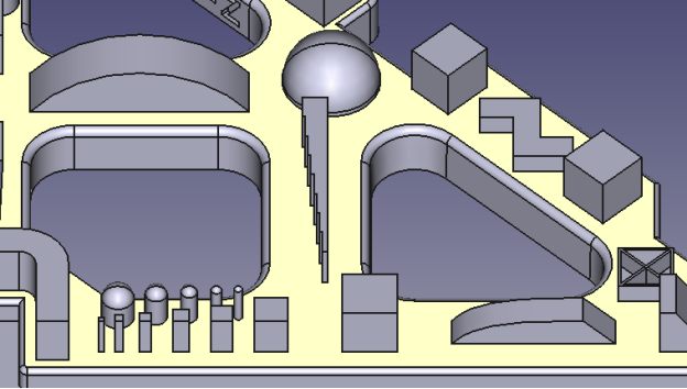 Surfaces in STEP file