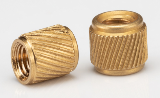 Helical knurling