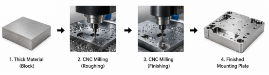 CNC Machining Mounting Plates