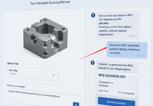 Generative AI Assistants for Online RFQ