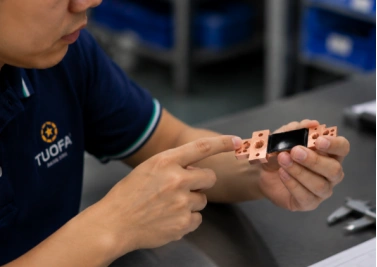 tuofa machine and paint copper parts