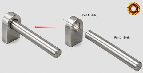 shaft and hole assembly