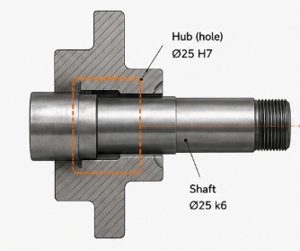 H7-k6 transition fit