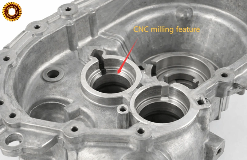 cnc machined cast housing
