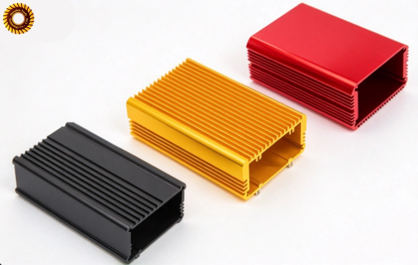 anodized machined housing
