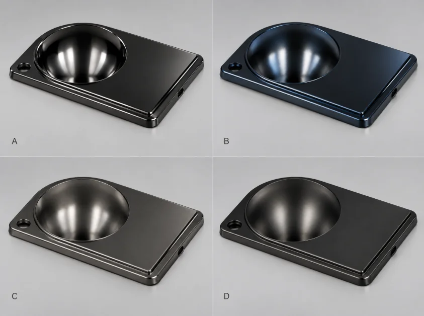 Different Color black chrome